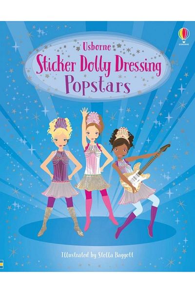 Usborne Popstars Dolly Dressing Usb Sticker