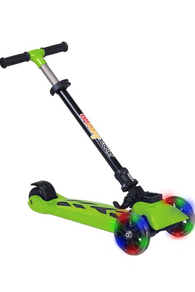 Scooter Winky LED Lighted 3 Wheel Foldable 5-9 years max 90 kg carrying capacity 3 stage scooter