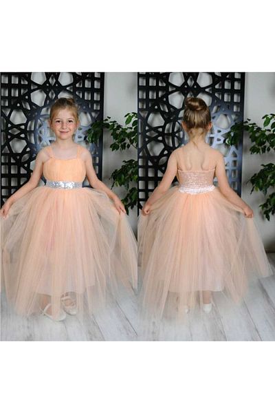 KT PERA BABY Girl's Salmon Dress