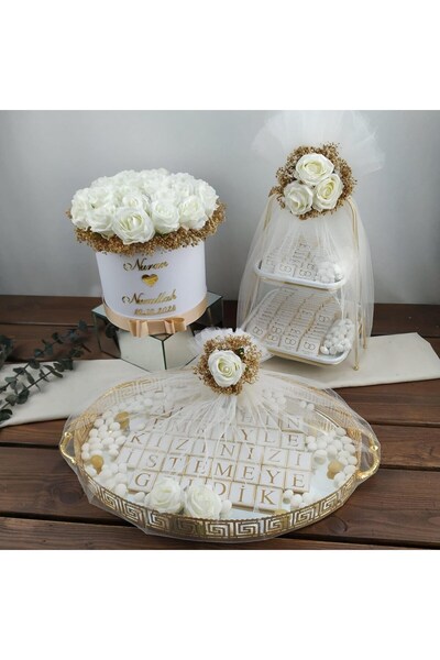 Masalsı Concept 80+36 adet Kız İsteme Çikolatası sunumluk dahil 21 İsteme çiç...