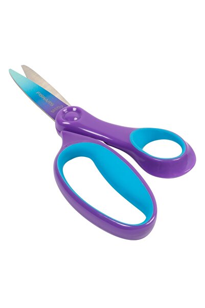 FiSKARS Purple Big Children's Scissors - 15 Cm