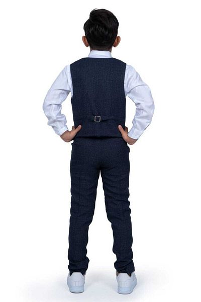 Terry 5 Piece Set - Collared Vest