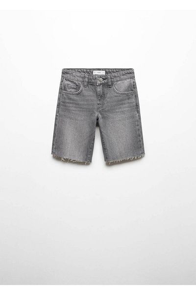 MANGO Kids Nahtlose Denim-Shorts