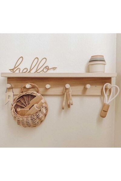 Akgül ev ve bahçe tekstil mobilya AHŞAP ASKILIK MONTESSORİ ASKILIK