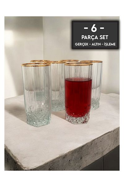 gkzglass home dekor 6 pcs Su Soft Drink Cup Set - 42942