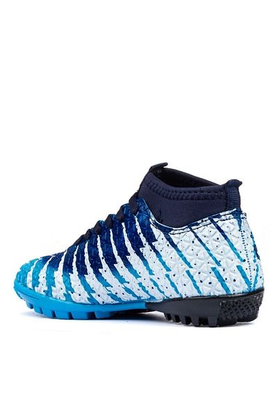 Lion Pantofi de fotbal fără degete Turf Turf pentru băiat Sock High Top