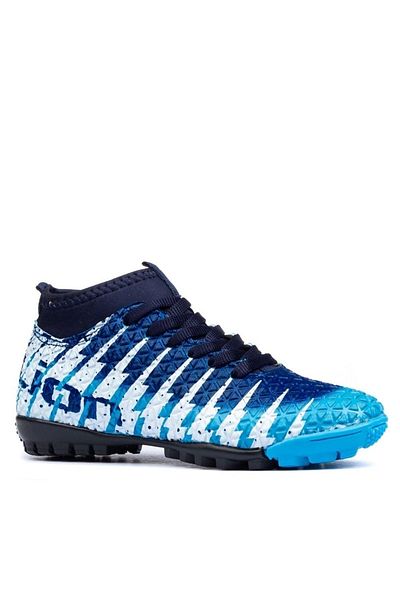 Lion Pantofi de fotbal fără degete Turf Turf pentru băiat Sock High Top