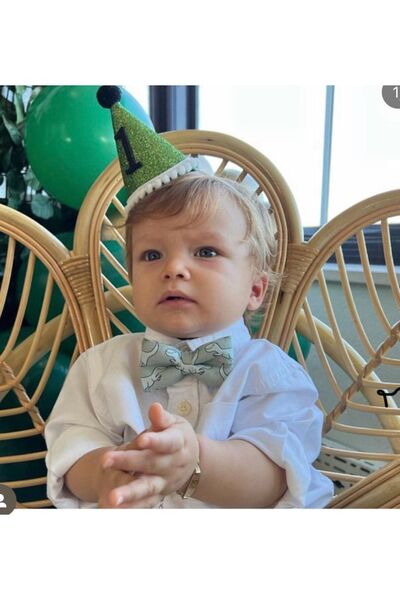 lokumkids Dinozorlu Çocuk Papyon