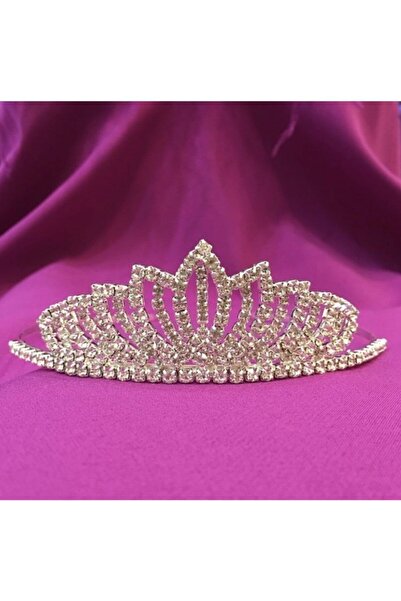 SİMGE Kız Çocuk Kristal Taşlı Taç