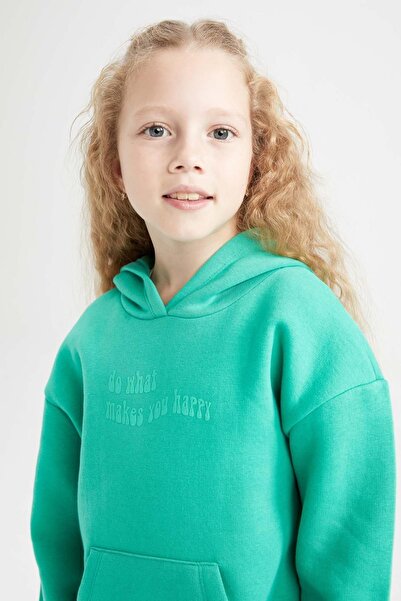 DeFacto Dievčenská mikina s kapucňou - Y3724a622au