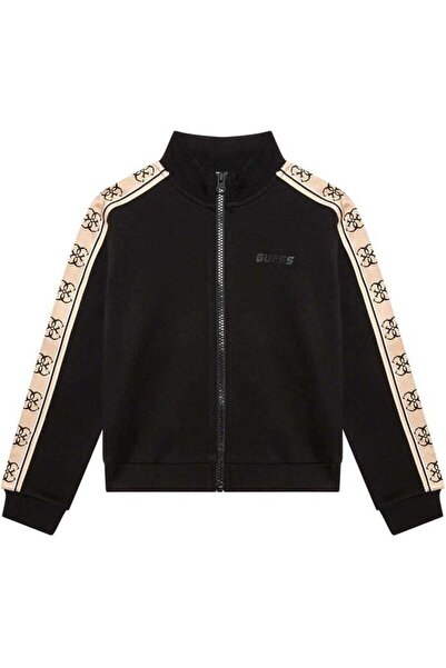 Guess Hanorac negru pentru copii