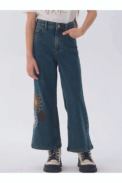REFA COLLECTİON Blugi pentru fete cu modele florale
