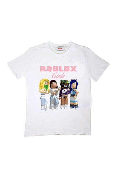 TakeTshirt Tricou alb Roblox Girl pentru copii