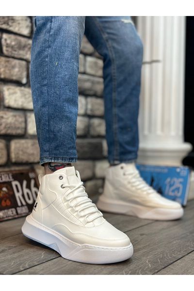 BOA Ανδρικά αθλητικά μποτάκια με ψηλή σόλα - BA0318 Lace-Up