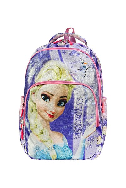 SippoTrade Set de geanți și cutie de prânz cu licență pentru școala primară cu model Elsa - include trusa de creion