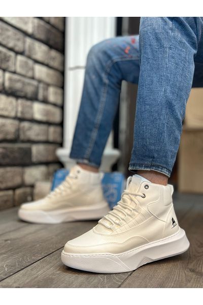 BOA Ανδρικά αθλητικά μποτάκια με ψηλή σόλα - BA0318 Lace-Up