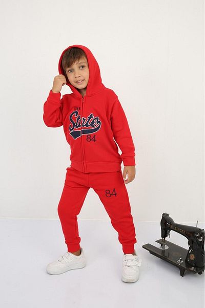 tunays shopping 3 Thread Hooded Non-rated Tracksuit Set for Boys