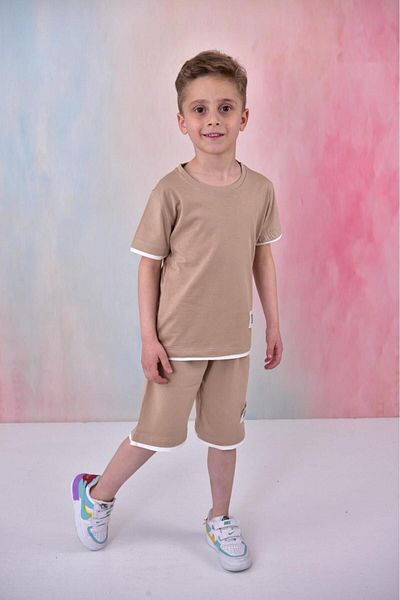 tunays shopping Costum pentru băiat cu pantaloni scurți