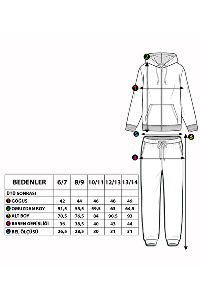 Toontoy Boy's Turtleneck Printed Tracksuit Set