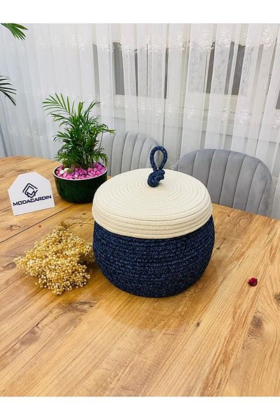 bestiva Jute and Wicker Kitchen Basket - Potato, Onion and Fruit Organizer