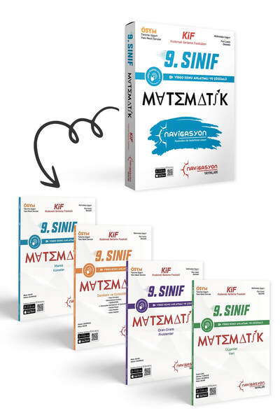 Navigasyon yayınları 9. Sınıf Matematik Müfredatının Tamamı Kif Seti