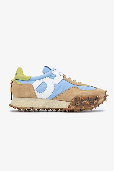 Barracuda Women's Textile Leather Mink/Blue Sneakers & Sports Shoes