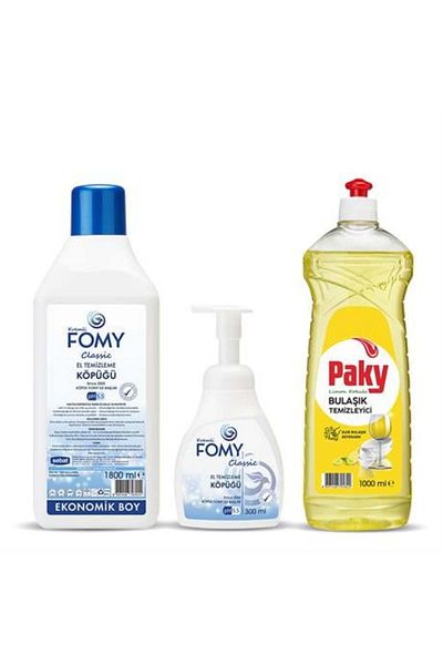 Fomy Classic Zippered Cleaning Foam Set - Relaxing Creamy, Paky Dishwashing Detergent