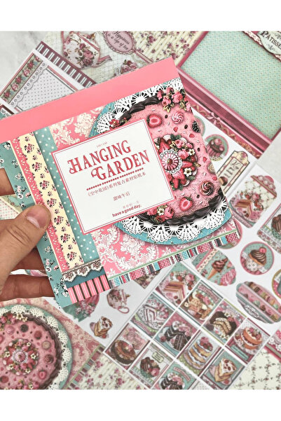 Genel Markalar Hanging Garden Tatlılar 5 Yaprak 46 Adet Sticker 20 Yaprak Des...