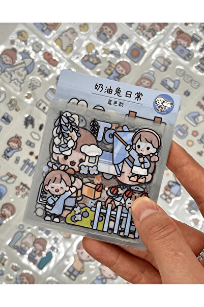 Kağıt Gemi Dükkan ملصق لطيف للفتيات والأصدقاء، 20 ورقة، 160 قطعة/مقاوم للماء/دفتر يوميات/ملصق/ملصق