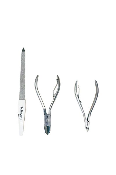 SWOQ 5Mm-11Cm Professional Nail Care Set - Meat Pliers and Steel File