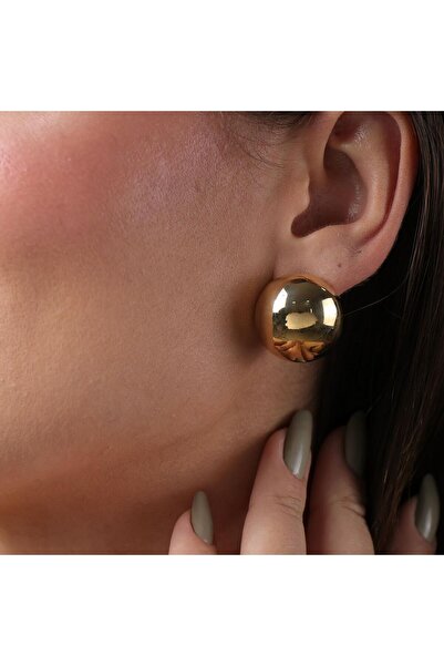 Çelik YA JEWELRY BOHÇA GOLD ÇELİK KÜPE