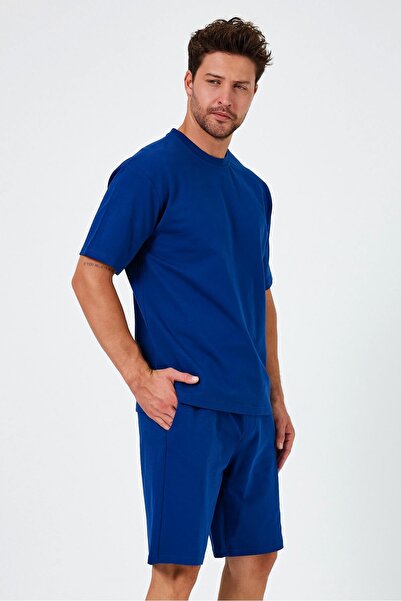 ALEXANDERGARDI Комплект футболка-шорти з кишенями та зав'язками (E24-AB-TS-SHT)