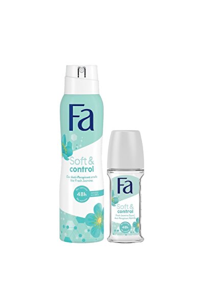Fa Roll-On Yasemin 50 ml + Deosprey 150 ml Soft & Control Set – Uzun Süre Ferahlık