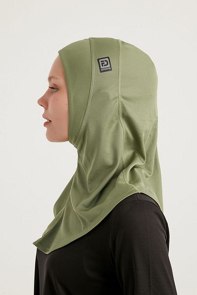 REMSA Oil Green Hijab Sports Bone - 625457