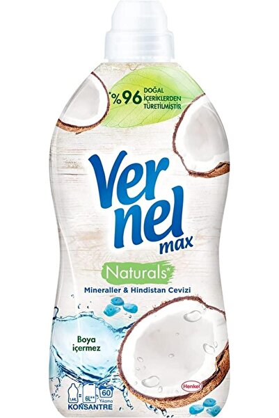 Vernel Max Mineral Ve Hindistan Cevizi Çamaşır Yumuşatıcısı 1,44lt 60 Yıkama
