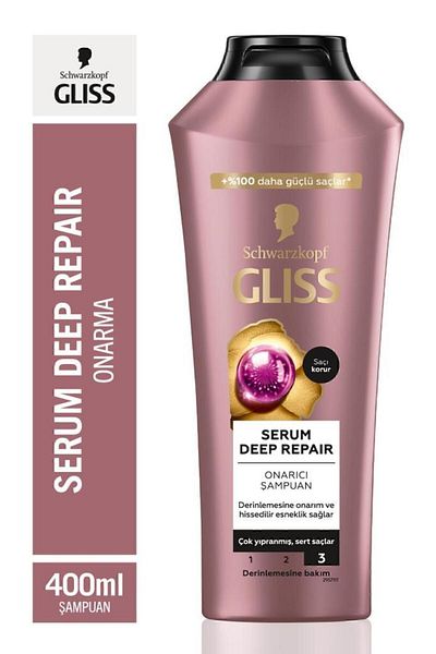Gliss 400 ml Serum Deep Repair Repair Shampoo