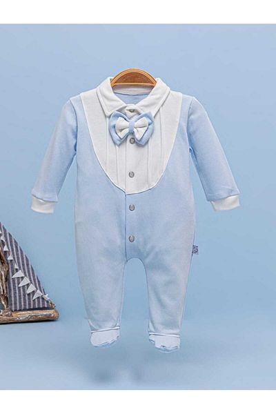 Mymio Baby Boy Tuxedo Jumpsuit