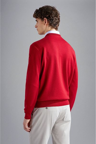 PAUL&SHARK Men's Knitted Roundneck C.W.Wool Sweater