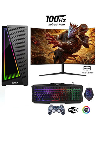 IZOLY Spectre X I5-4570 16gb 256gb Ssd Rx580 8gb 24'' Oyuncu Masaüstü Bilgisa...