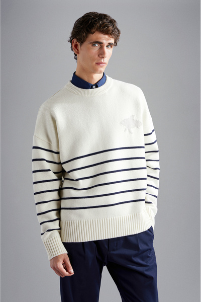 PAUL&SHARK MEN'S KNITTED ROUNDNECK C.WWOOL