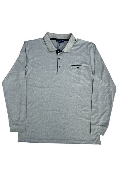 lacaton Long Sleeve Oversize Polo Collar Placket Shoes