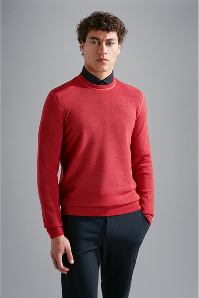 PAUL&SHARK MEN'S KNITTED ROUNDNECK C.WWOOL
