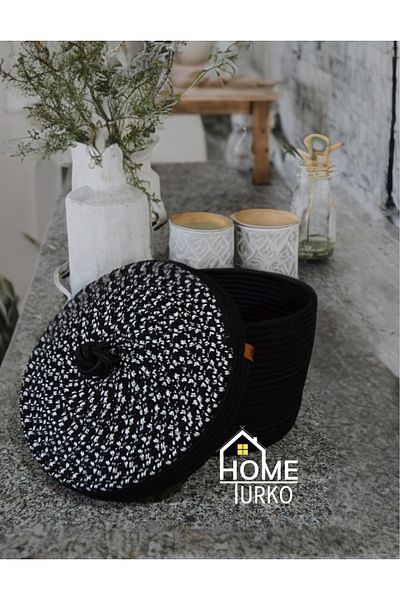 HomeTurko Кухненска кошница от юта и ракита - Органайзер за картофи, лук и плодове