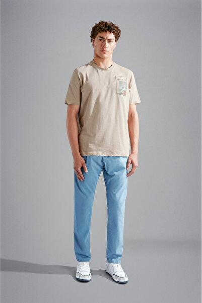 PAUL&SHARK ΑΝΔΡΙΚΟ ΠΛΕΚΤΟ T-SHIRT C.W. ΒΑΜΒΑΚΙ