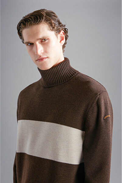 PAUL&SHARK MEN'S WOOLLEN TURTLENECK