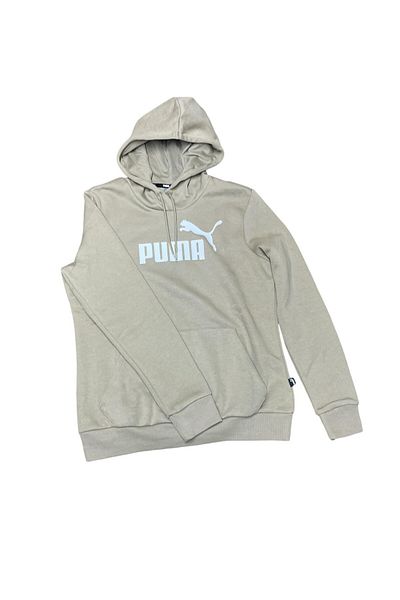 Puma Beige Ess Logo Women's Sweatshirt - Hoodie Fl