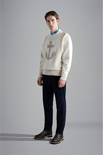PAUL&SHARK MEN'S KNITTED ROUNDNECK C.W. WOOL