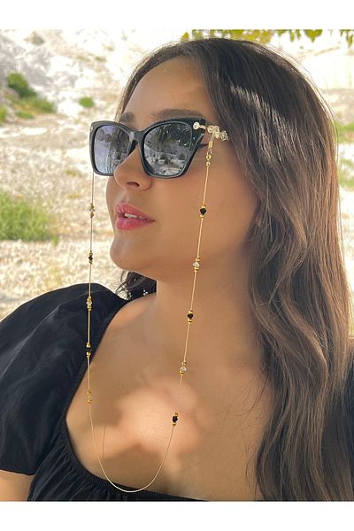 glasses accessory Bead Detailed Glasses Chain