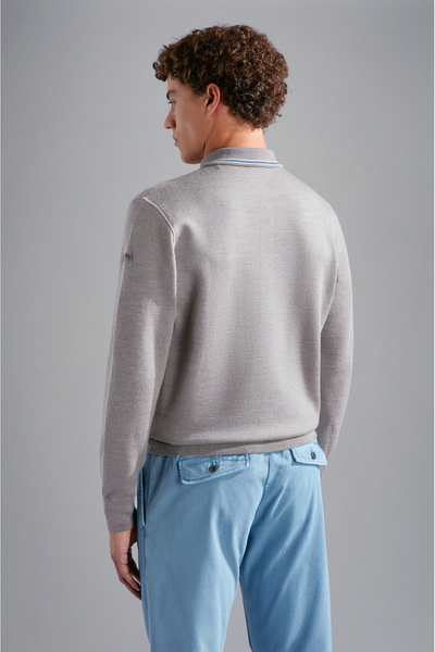 PAUL&SHARK MEN'S WOOLLEN POLO SHIRT