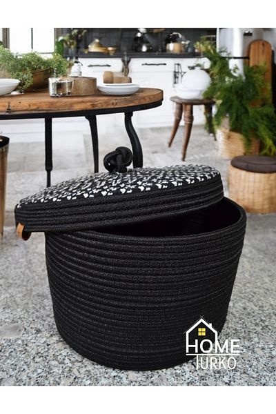 HomeTurko Кухненска кошница от юта и ракита - Органайзер за картофи, лук и плодове